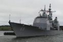 Viešnagė: karinis laivas &quot;Vicksburg&quot; iš Klaipėdos uosto išplaukti turėtų penktadienį vakare.