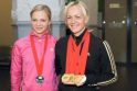 Sėkmė: S.Krupeckaitė ir G.Titenis ne tik iškovojo pasaulio čempionatų medalius, bet ir tapo rekordininkais.