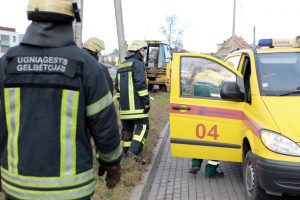 Naujoje degalinėje uostamiestyje sklido dujos