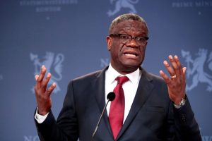 Nobelio taikos premijos laureatas D. Mukwege sieks Kongo DR prezidento posto