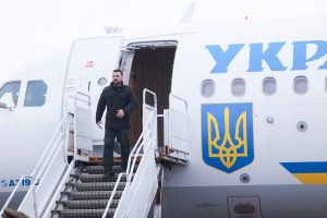 Į Lietuvą atvyko Ukrainos prezidentas V. Zelenskis