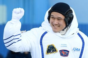 Japonų astronautas apsiriko: vis dėlto jis išaugo ne 9 centimetrais