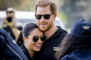 Harry ir Meghan pirmą kartą po „pabėgimo“ pasirodė viešame renginyje Europoje