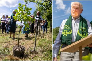 Ąžuolų giraitėje – vienu sodinuku daugiau