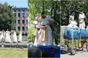 Gatvės teatro fiesta užtvindė Klaipėdą