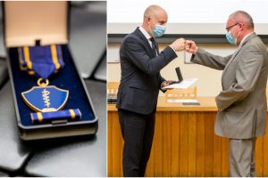 A. Veryga įteikė medalius Kauno regiono medikams (apdovanotųjų sąrašas)
