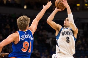 M. Kuzminskas į „Timberwolves“ krepšį įmetė 4 taškus