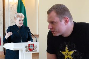 Chuliganas Prezidentės D. Grybauskaitės malonės nepateisino