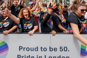 Londone minimos pirmojo „Pride“ parado 50-osios metinės