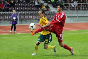 Lietuvos futbolo U-21 rinktinei paskutinių rungtynių finiše išsprūdo pergalė