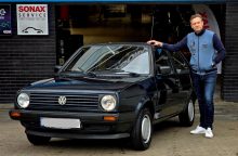 „VW Golf“ jubiliejaus proga – kelionė istoriniu automobiliu