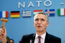 NATO vadovas: Rusijos remiami sąmokslai neatgrasys nuo Ukrainos rėmimo