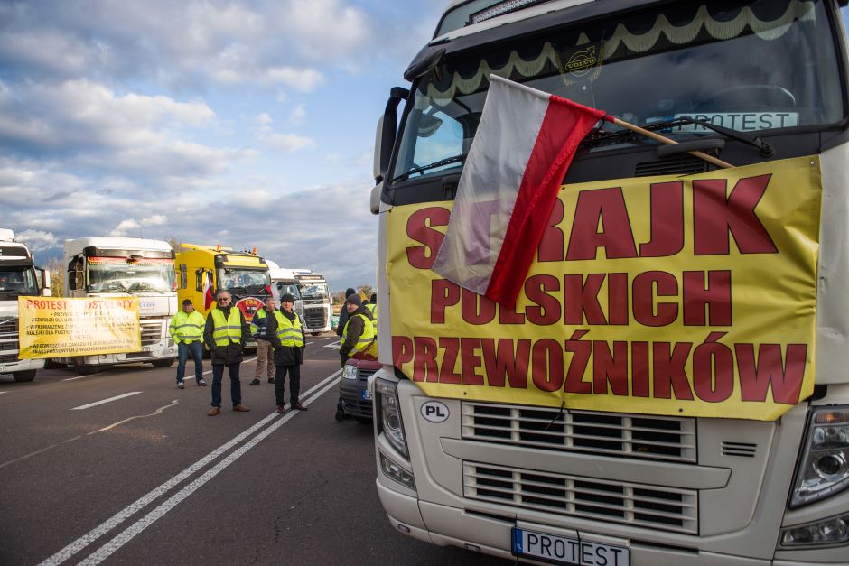 Protest polskich przewoźników: negocjacje z Ukrainą nie powiodły się