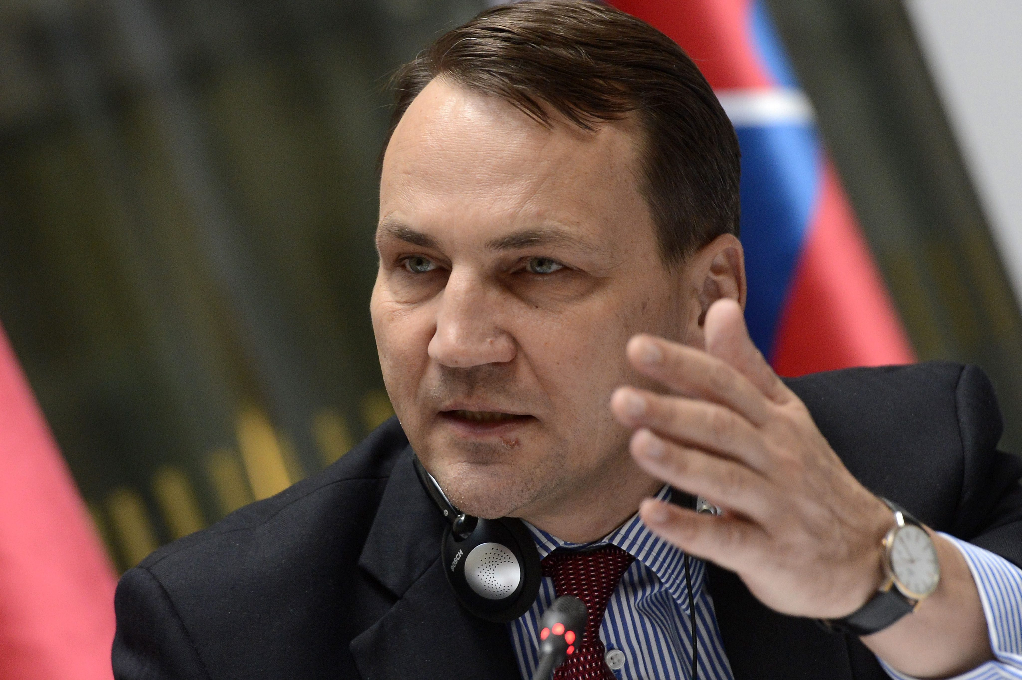 R. Sikorski: Polska popiera rozwiązanie dwupaństwowe dla Izraela i Palestyńczyków