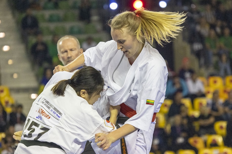 Kiokušin karate kovotojų laimikiai: prēgalių daugum nei įvēmkiių