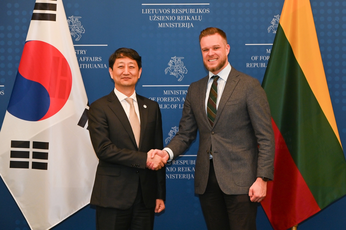 G. Landsbergis wezwał Koreę Południową do otwarcia ambasady i przedstawicielstwa handlowego w Wilnie