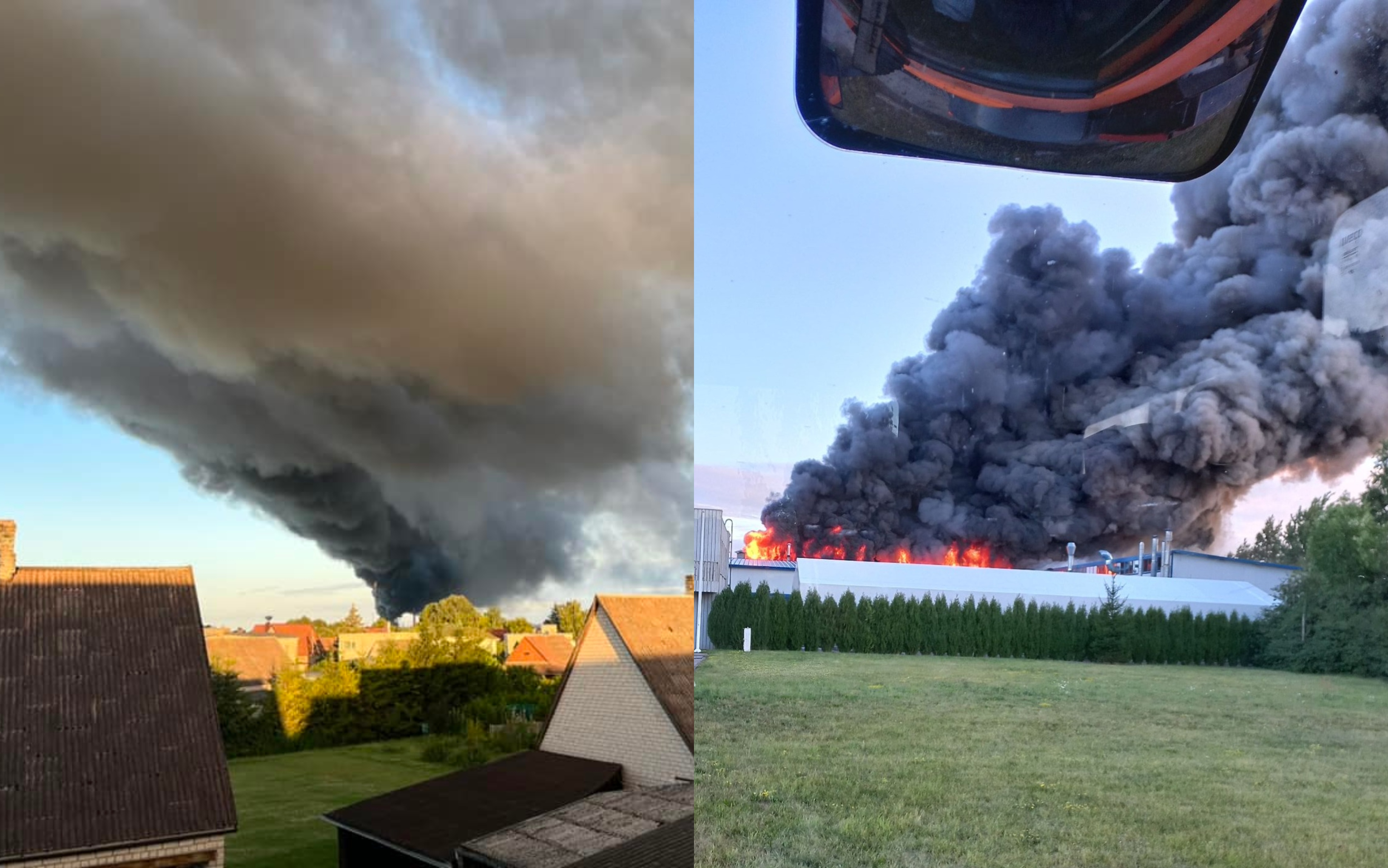 Ordfører: På grunn av brannen ved Roda-bedriften er nærliggende virksomheter stengt