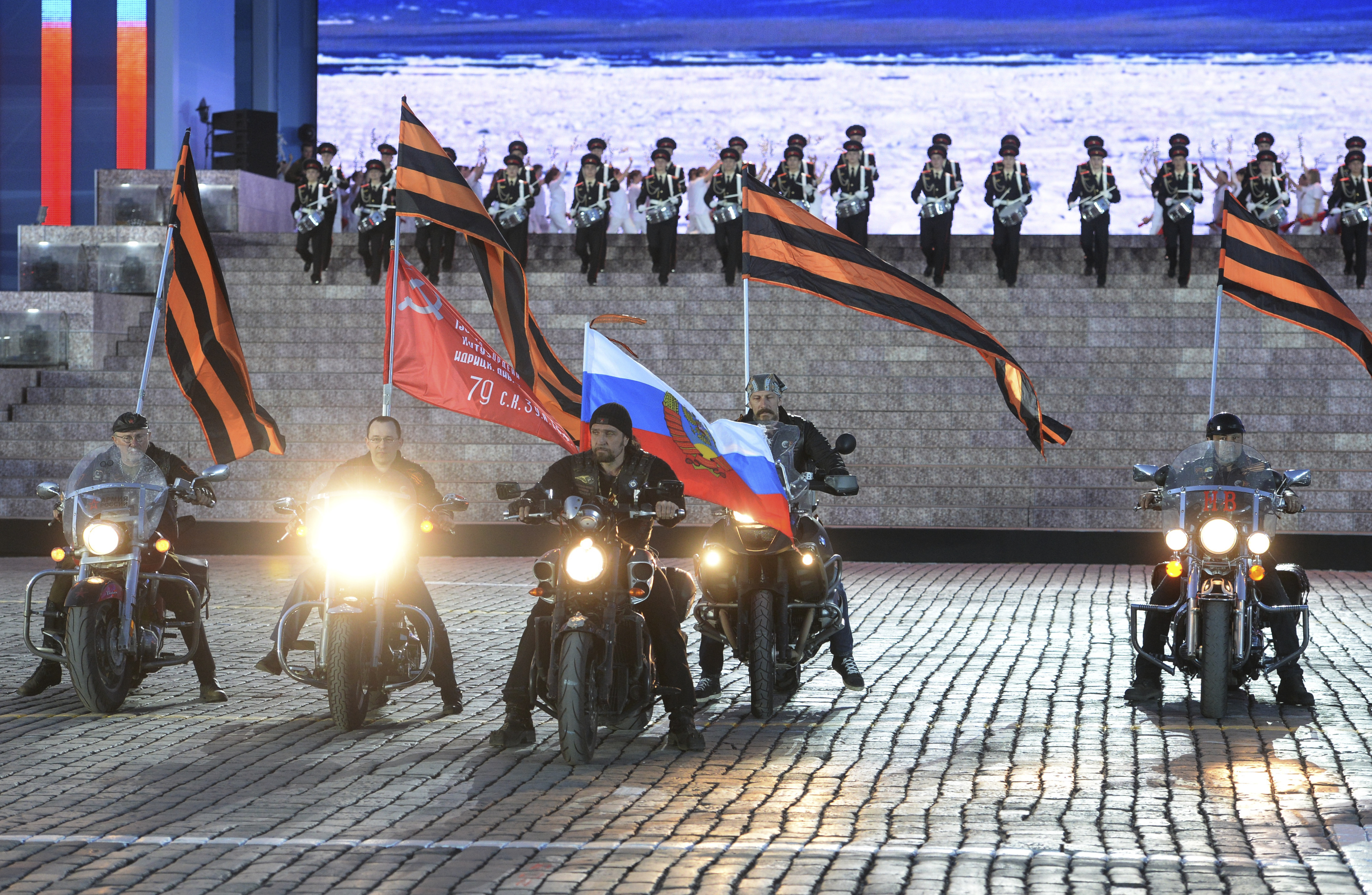 Prokremlowscy rosyjscy motocykliści wyruszają w „patriotyczny” marsz do Berlina