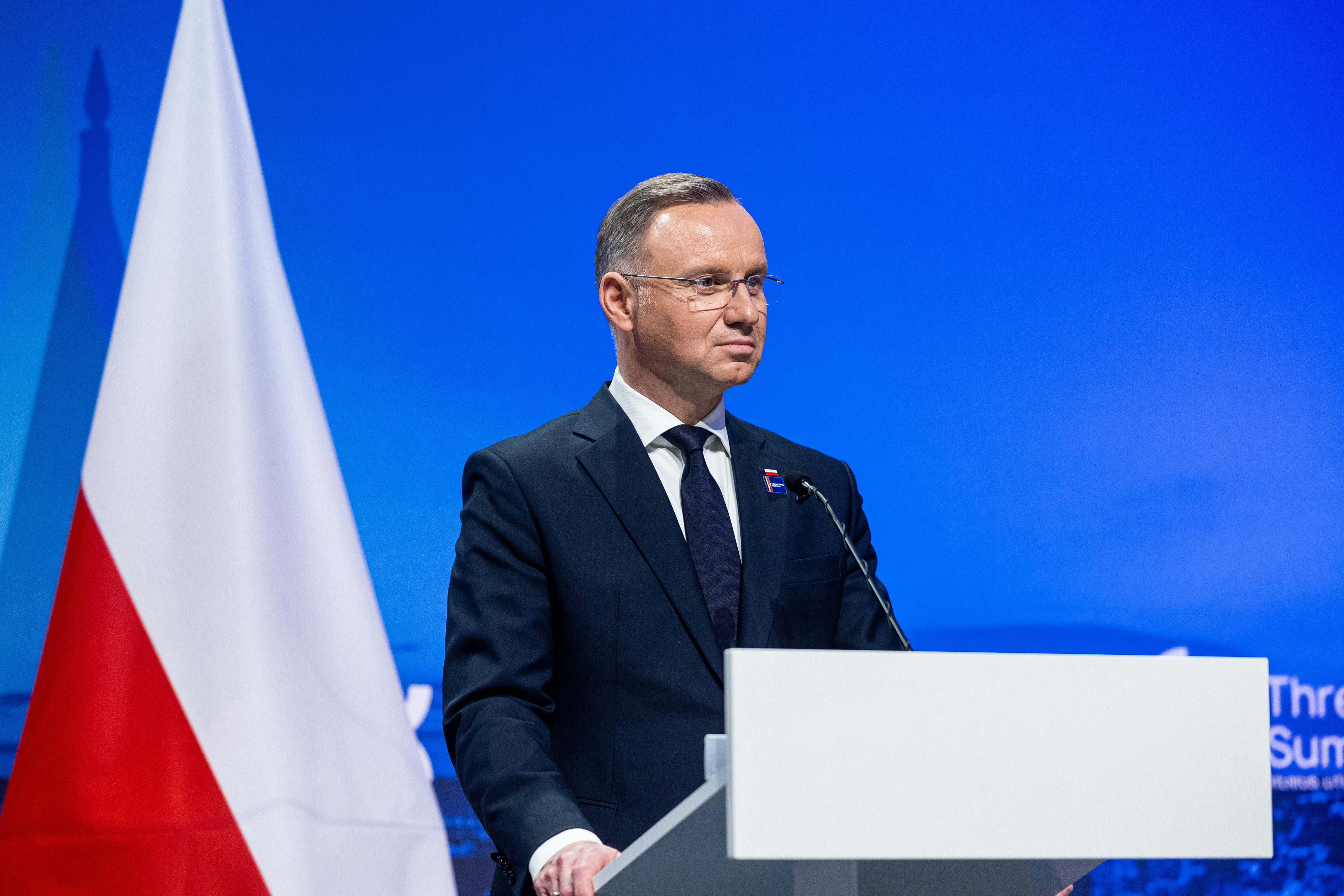 A. Duda: Wojsko polskie broniłoby Litwy, ale pojawiają się pytania dotyczące sytuacji pozamilitarnych