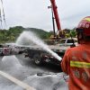 Kinijoje įgriuvus greitkelio atkarpai žuvo 19 žmonių