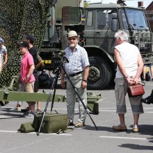 Kaune ir Vilniuje – pratybose dalyvaujančios karo technikos paroda