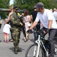 Kaune ir Vilniuje – pratybose dalyvaujančios karo technikos paroda