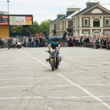 Incidentas baikerių šventėje: nevaldomas motociklas riedėjo į minią