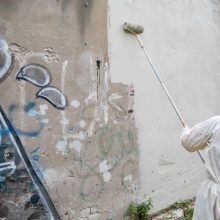 Šiemet Vilniuje bus nuvalyta rekordiškai daug grafičių