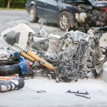 Žuvo motociklininkas
