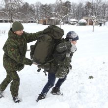 Sniego dienos pramogos į Pažaislį sukvietė būrį kauniečių