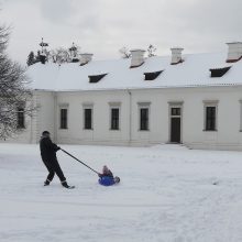 Sniego dienos pramogos į Pažaislį sukvietė būrį kauniečių