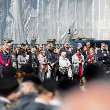 Kadetus sveikinusi D. Grybauskaitė: mums visiems esate pavyzdys