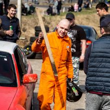 „Nemuno žiedo“ trasą kaitino drifterių padangos