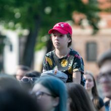 Studentai šėlo su makaronais, indiškais saldėsiais ir „Baltuoju kiru“ 