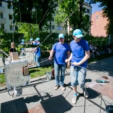 Bėgte po miestą su „Kauno galerijų savaitgalio“ žemėlapiu 