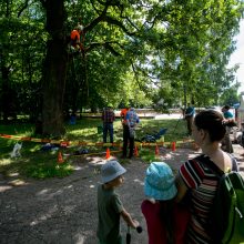 Ąžuolyno parkas kauniečiams atskleidė gamtos paslaptis