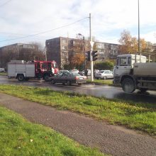 Per dviejų „Audi“ avariją nukentėjo jaunas vairuotojas