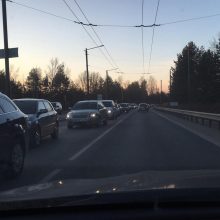 Netoli Kauno marių – keturių mašinų avarija
