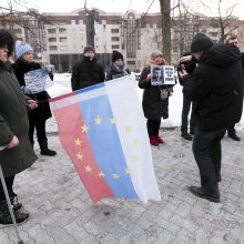 L. Kasčiūnas: piketas Vilniuje rodo, kad dar yra tikinčių demokratine Rusija