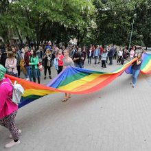 Vilniuje atidaryta pirmoji „Vaivorykštės perėja“ Lietuvoje