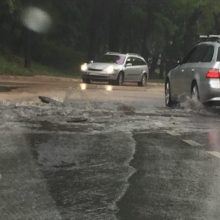 Kauną užtvindė liūtis: skendo pagrindinės gatvės