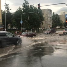 Liūtis nuplovė ne tik Kauną – skęsta Šiauliai ir Mažeikiai