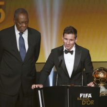 Geriausiu 2015 m. pasaulio futbolininku išrinktas L. Messi