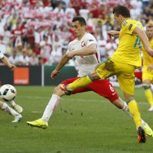 Ukrainos futbolininkai beviltišką pasirodymą baigė pralaimėjimu Lenkijai