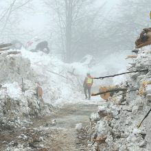 Italijos premjeras pripažįsta: į sniego griūtį sureaguota pavėluotai