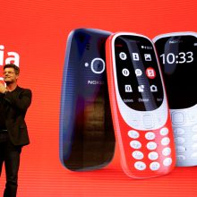 „Nokia“ atgaivino legendinį 3310 modelio telefoną