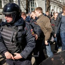 Rusijoje tūkstančiai žmonių protestuoja prieš korupciją, sulaikytas A. Navalnas