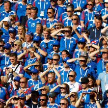 Debiutantai islandai iškovojo tašką rungtynėse su pasaulio vicečempione Argentina