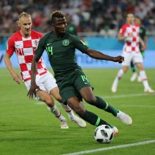 Kroatijos futbolininkai pasaulio čempionatą pradėjo nugalėdami Nigeriją