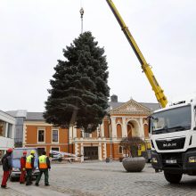 Eglutė atkeliavo į Teatro aikštę